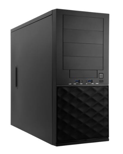 Amazon | ミドルタワーケース IW-PE052B/WOPS-U3 | IN WIN | PC